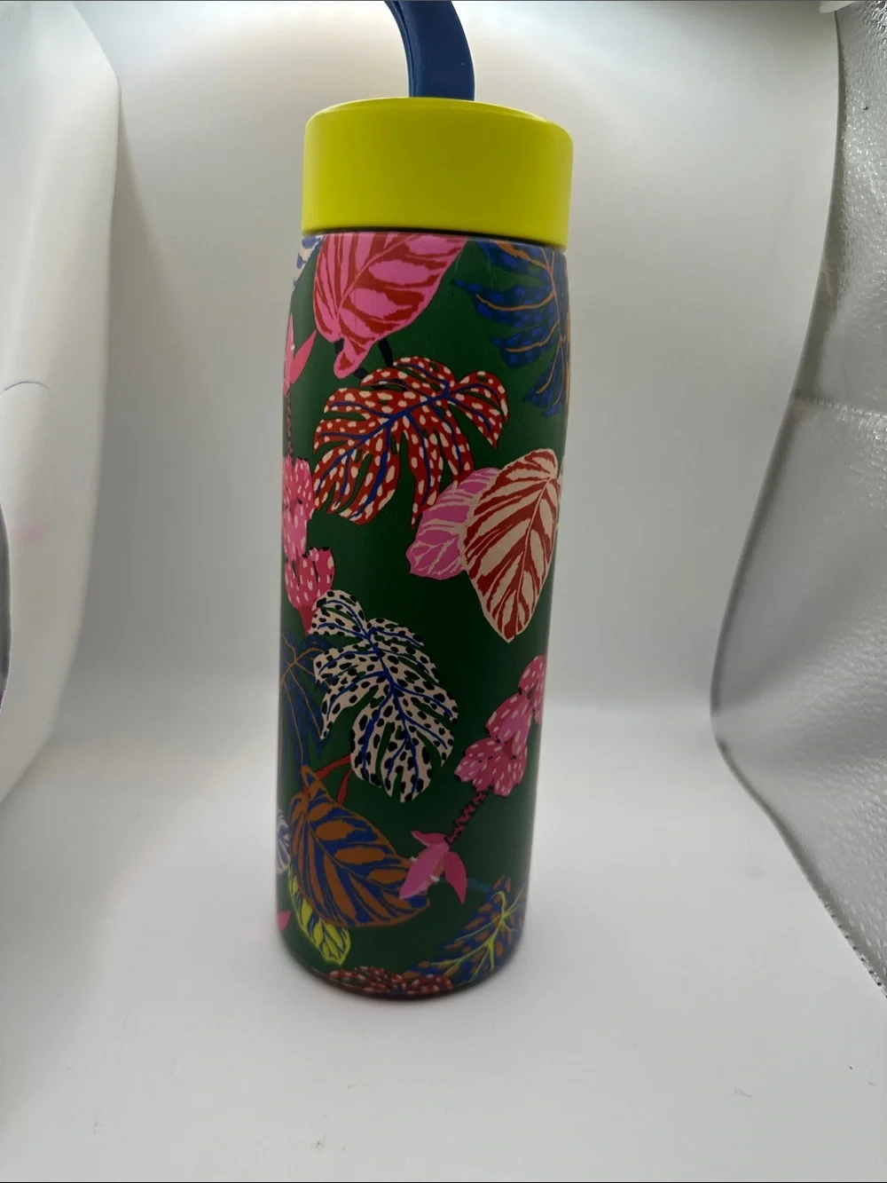 Farm Rio Floral Pattern Travel Insulated Water Bottle